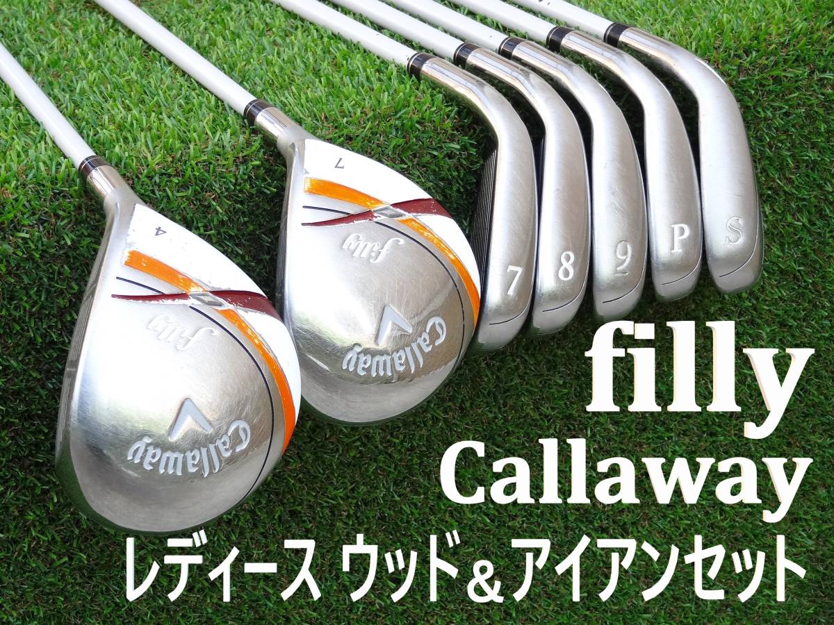 新発売】 【人気レディースクラブ】 Callaway 女性 フィリー 純正