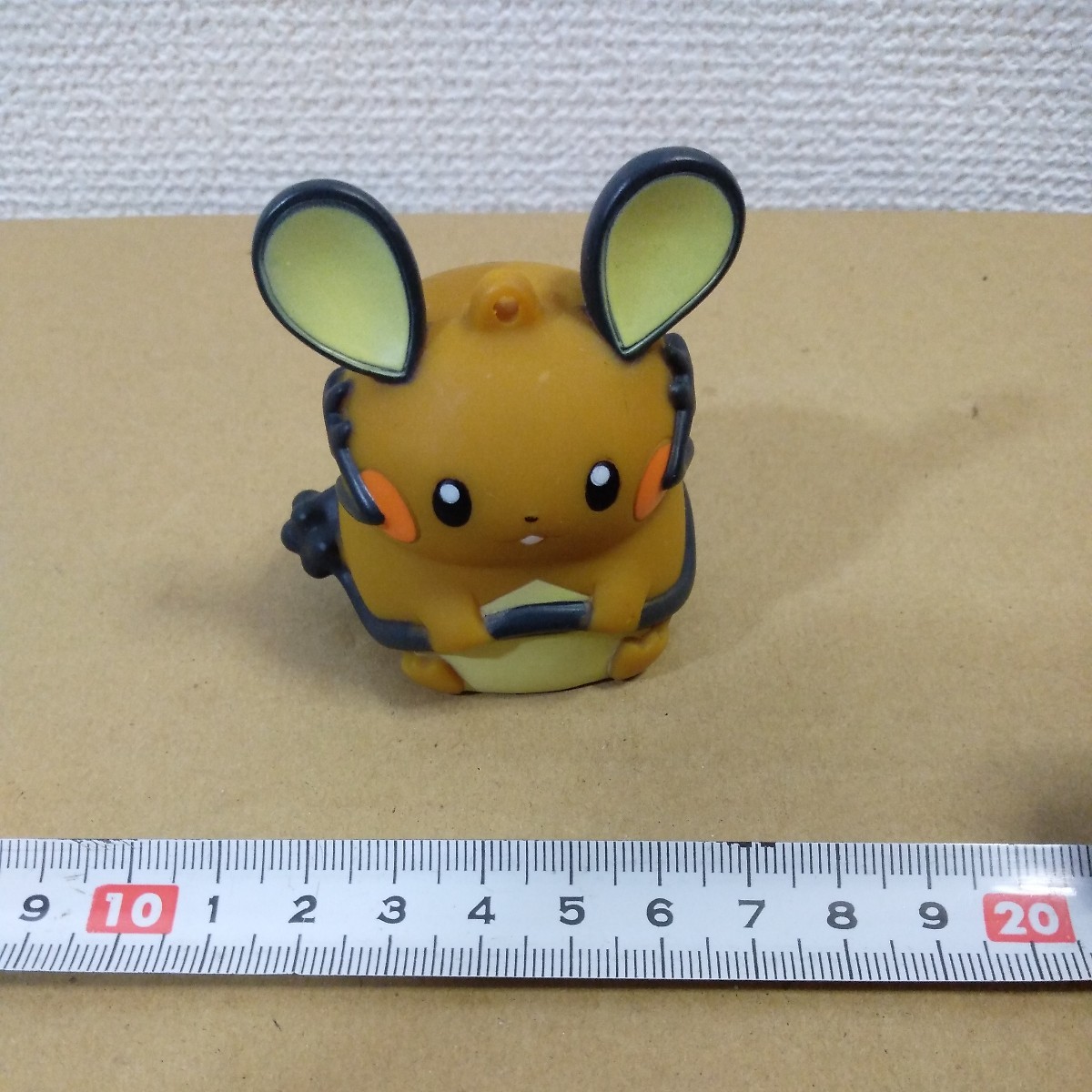 ポケモン デデンネ キーホルダー ソフビ製 中国製 2014年製 T-ARTS 高さ約6.2㎝ 未チェック 詳細不明 ジャンク扱い キーチェーン欠品_画像1