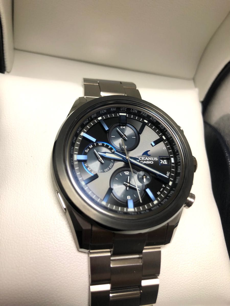 OCW-T4000A-1AJF OCEANUS オシアナス チタン 電波ソーラー CASIO 電波