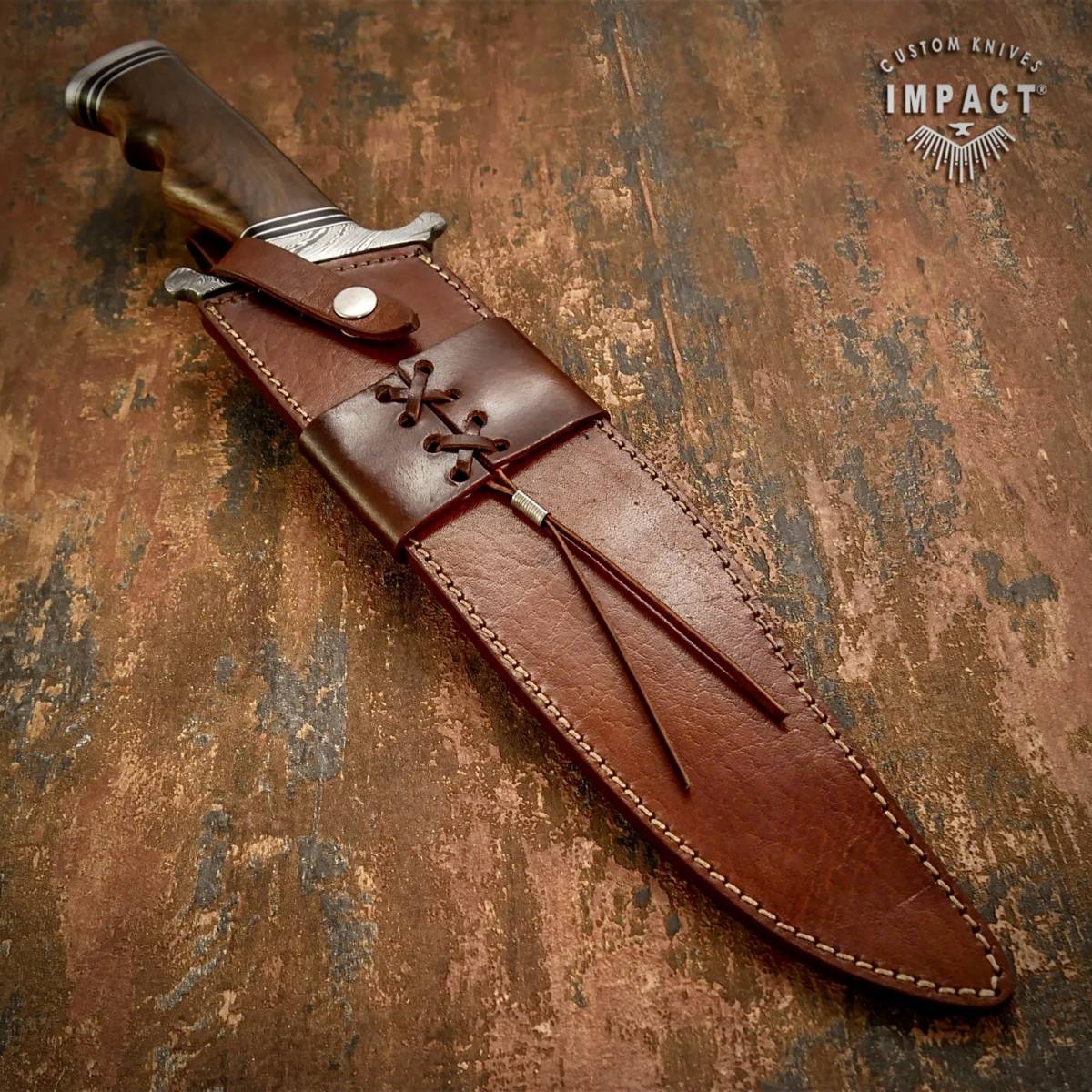 * общая длина 45.2cm Англия IMPACT производства Damas rental сталь нож custom монтировка деревянный руль уличный предотвращение бедствий Survival охота кемпинг ..