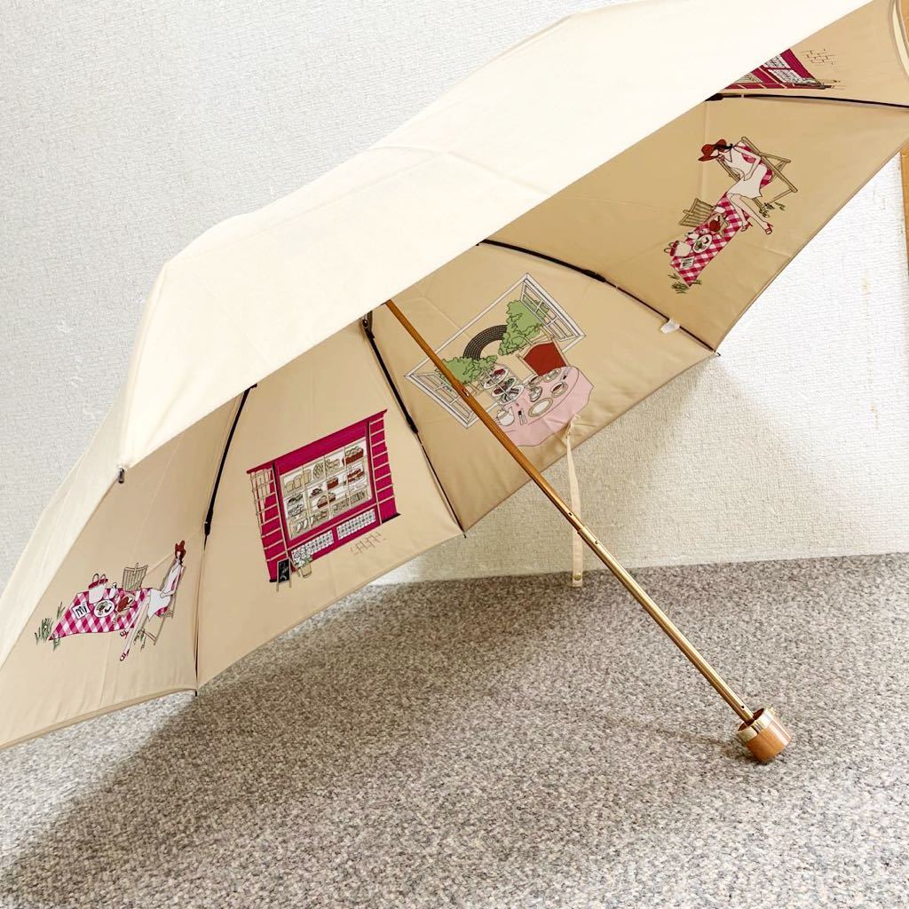新品 グレイシー 傘 雨傘 折りたたみ傘 B_画像1
