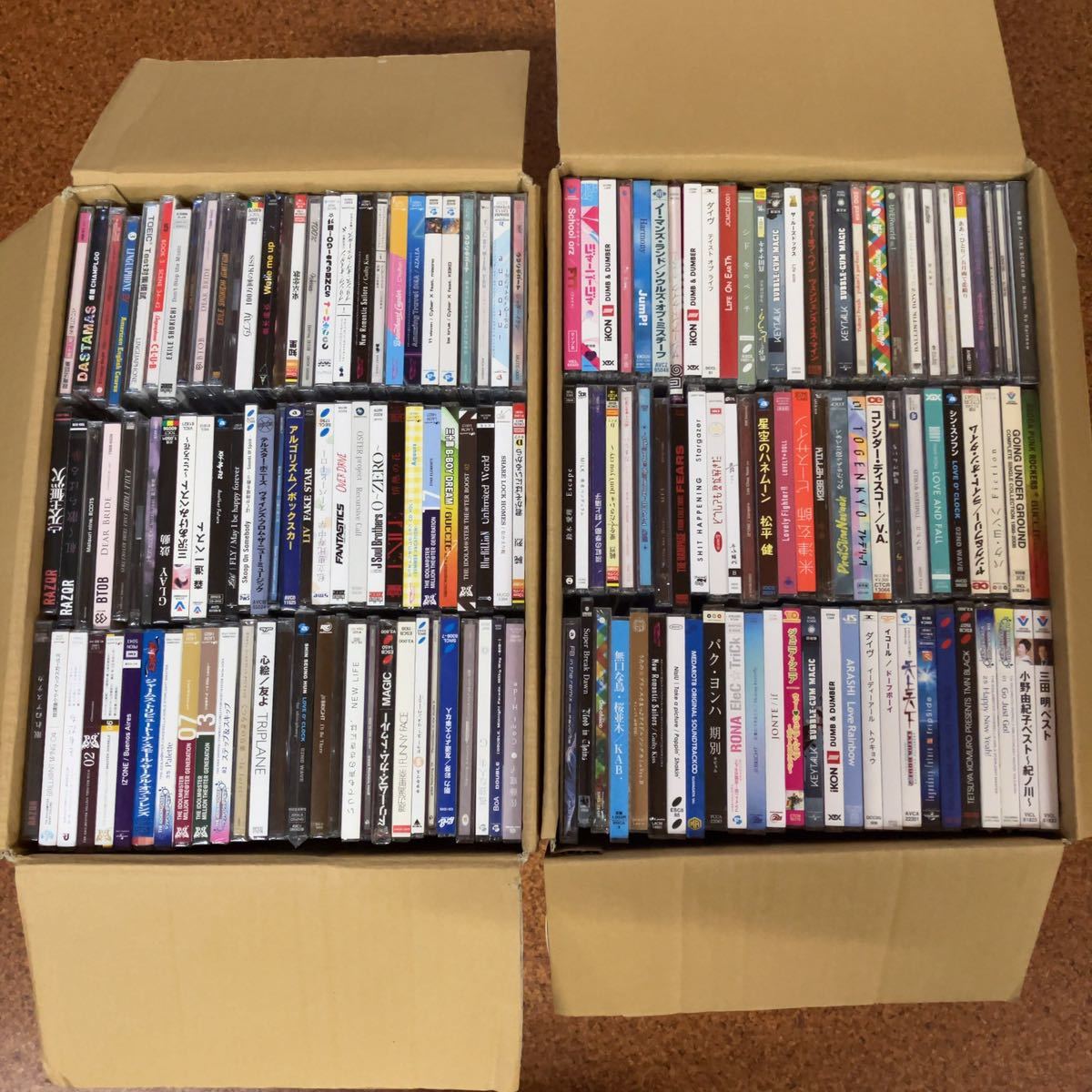 未開封CD 100サイズ 2箱 約320枚 邦楽 洋楽 演歌 まとめ売り | JChere