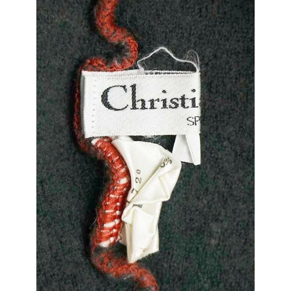 Christian Dior クリスチャンディオール ヴィンテージウールタートルネックニットセーター レッド L レディース ITZVZ5O9K7VK_画像3
