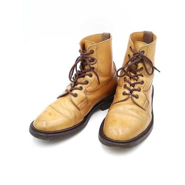 TRICKER*S Tricker's S635 race up leather boots beige size :6 1/2 men's ITB56OQO4TPY