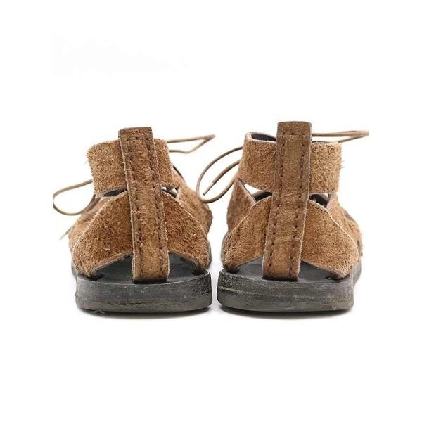 nonnative ノンネイティブ RANCHER LACE UP SHOES COW SUEDE by OFFICINE CREATIVE スウェードサンダル ブラウン 40 メンズ ITZX1ZYEPCL0_画像4