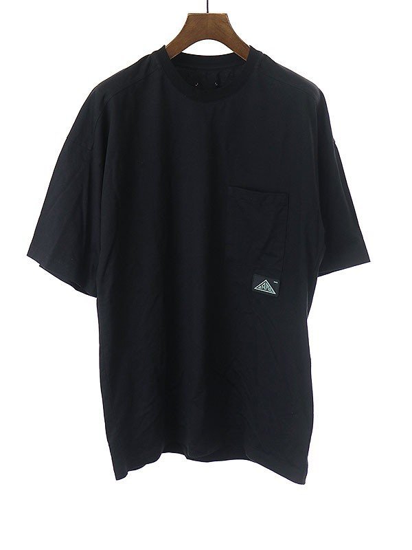 OAMC オーエーエムシー 23SS POINTER T-SHIRT ラバーパッチTシャツ ブラック サイズ：L