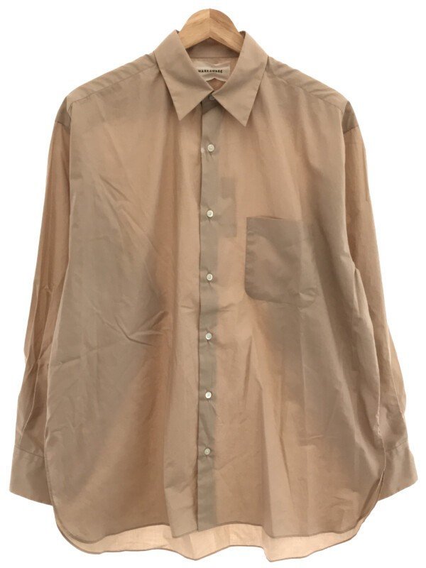 markaware マーカウェア 21SS COMFORT FIT SHIRTS ORGANIC COTTON コンフォートフィットシャツ ベージュ サイズ：1のサムネイル