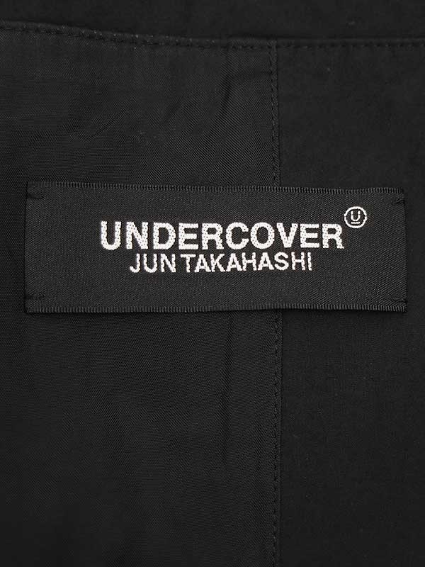 UNDER COVER アンダーカバー 21SS コットンナイロンテーラードジャケット ブラック サイズ：3_画像3