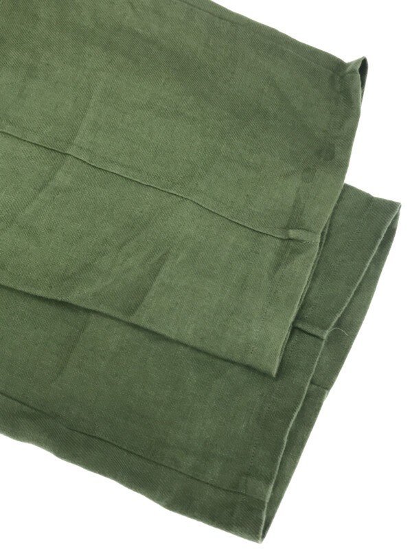 semoh セモー 22SS Linen Pin Tuck Trouser リネンピンタックパンツ グリーン 1_画像5