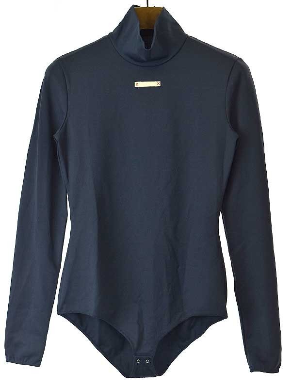 華麗 Martin Maison Margiela 40 ネイビー タートルネックボディースーツ 21AW 1 マルジェラ マルタン メゾン 1 その他 華麗 Martin Maison Margiela 40 ネイビー タートルネックボディースーツ 21AW 1 マルジェラ マルタン メゾン 1 その他