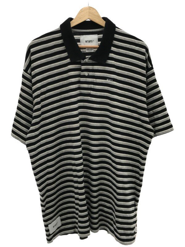 品質満点 ダブルタップス WTAPS 20SS 1 グレー ボーダーポロシャツ VASQUE 半袖Tシャツ 品質満点 ダブルタップス WTAPS 20SS 1 グレー ボーダーポロシャツ VASQUE 半袖Tシャツ