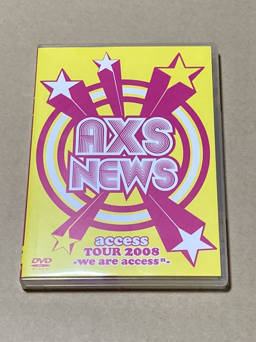 【有名人芸能人】 access NEWS AXS access 美品 TOUR 貴水博之 浅倉大介 DVD access- are -we 2008 ジャパニーズポップス