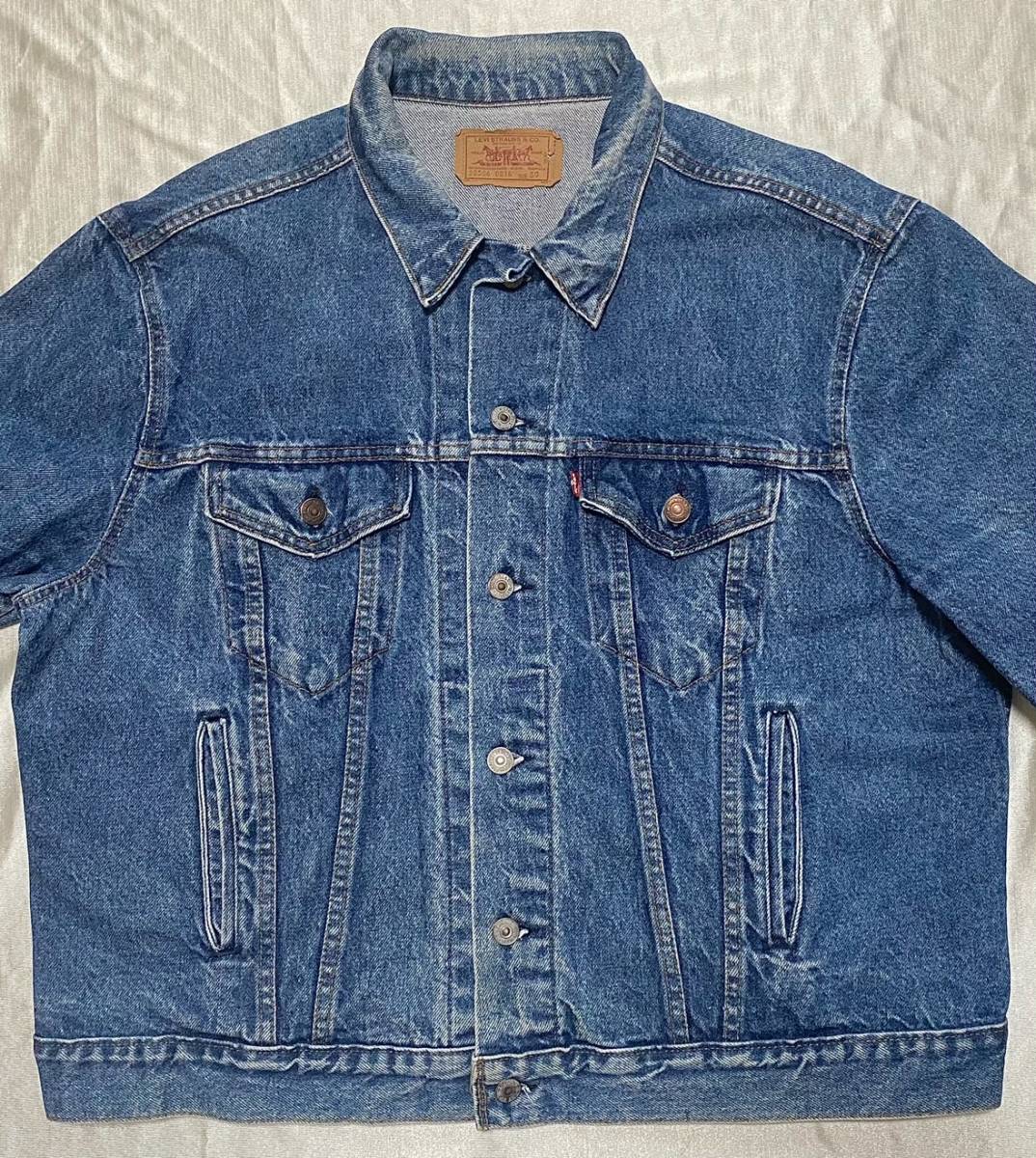 80s～ Levi's リーバイス 70506 -0216　size 50　MADE IN USA アメリカ製　デニム ジャケット_画像7