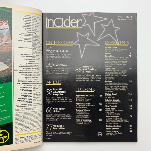 inCider The Apple Ⅱ Magazine 1986 год 12 месяц 2-k2