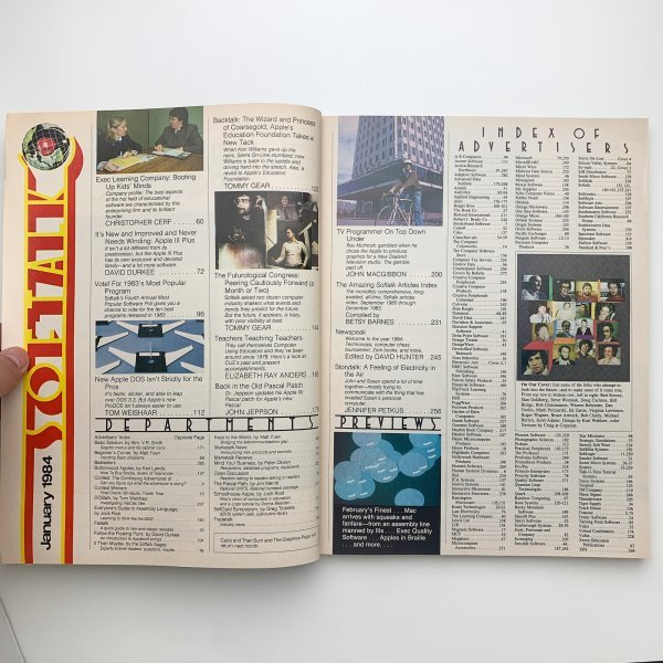 SOFTALK Magazine　1984年1月　2-k3_画像2