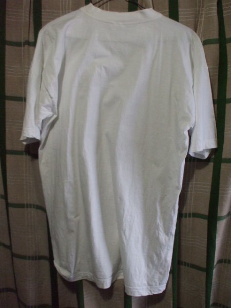 EU製Tシャツ　半袖　綿１００％　白　旧USAF識別マークプリント　XL以上　未使用　保管時染み有り＠ミリタリー_画像2