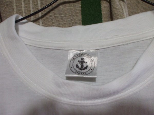 EU製Tシャツ　半袖　綿１００％　白　us.navy sealsプリント　XL以上　未使用　保管時染み有り＠ミリタリー_画像4