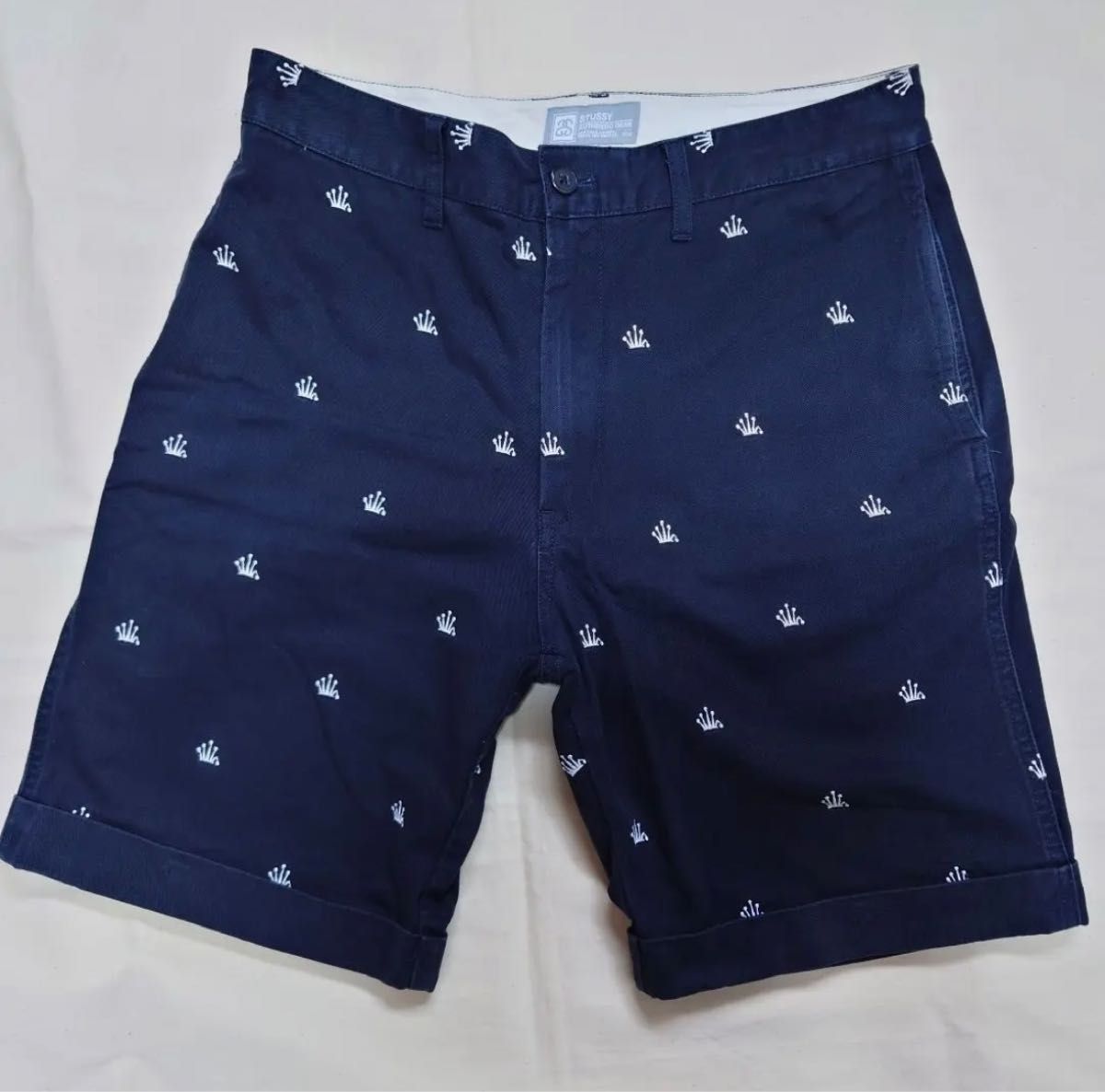 STUSSY ステューシー クラウン 総柄 ショートパンツ ハーフ STUSSY ステューシー クラウン 総柄 ショートパンツ ハーフ
