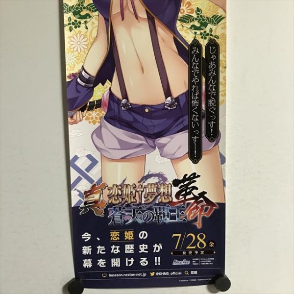 Y1121 ◇真・恋姫 無双 革命 蒼天の覇王 曹仁 スティックポスター B3