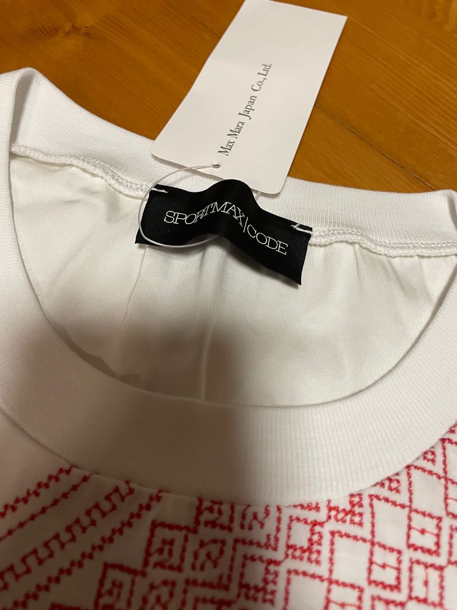 SPORTMAX 刺繍半袖Tシャツ 2022ss 未使用