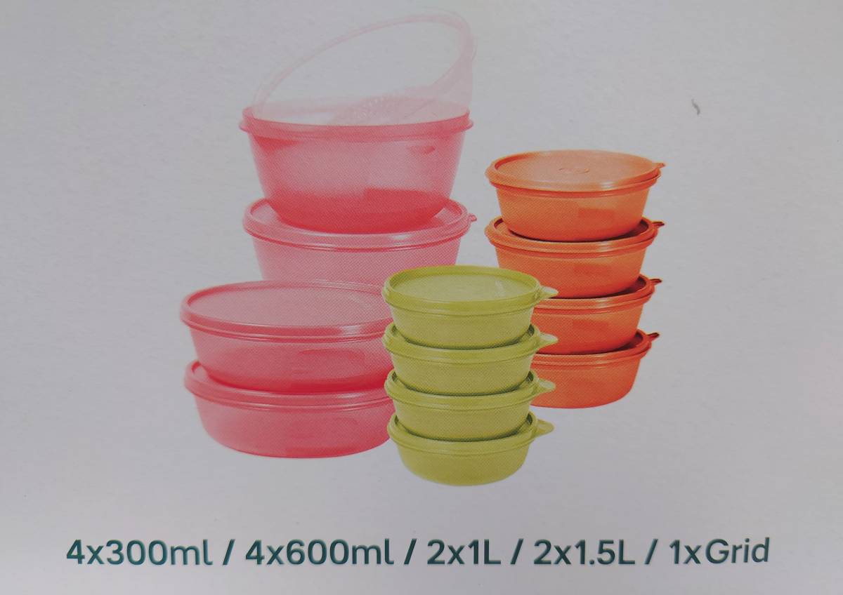 Tupperware ハンディボール MMボール 12個セット 送料無料 タッパーウェアの画像2