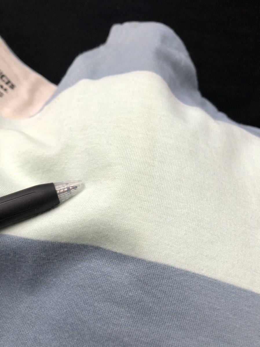 ディープブルー ボーダー Tシャツ レディース 岡山倉敷 日本製　　サラッとした上質素材 DEEP BLUE 半袖 S/S 玉4517_画像9