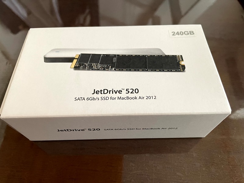 * used present condition goods * Transcend JetDrive 520 (SATA6Gb/s SSD) for MacBook Air 2012 240GB