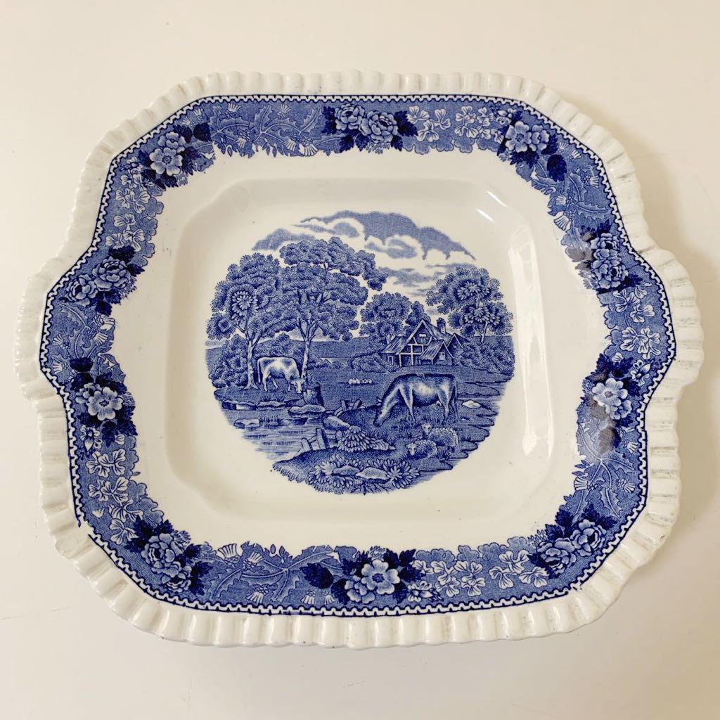 ADAMS アダムス EnglishScenic イングリッシュシーニック プレート お皿 英国 イングランド 食器 キッチン インテリア Wedgwood ビンテージ_画像1