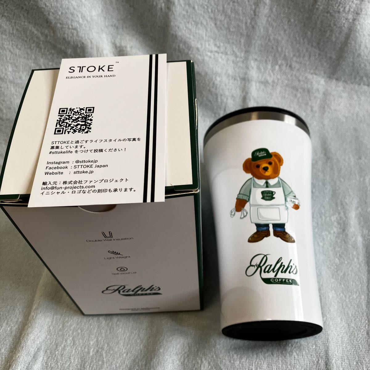 Ralph’s Coffee 保温タンブラー ステンレスマイボトル Sttokeタンブラー Melbourneデザイン ストーク