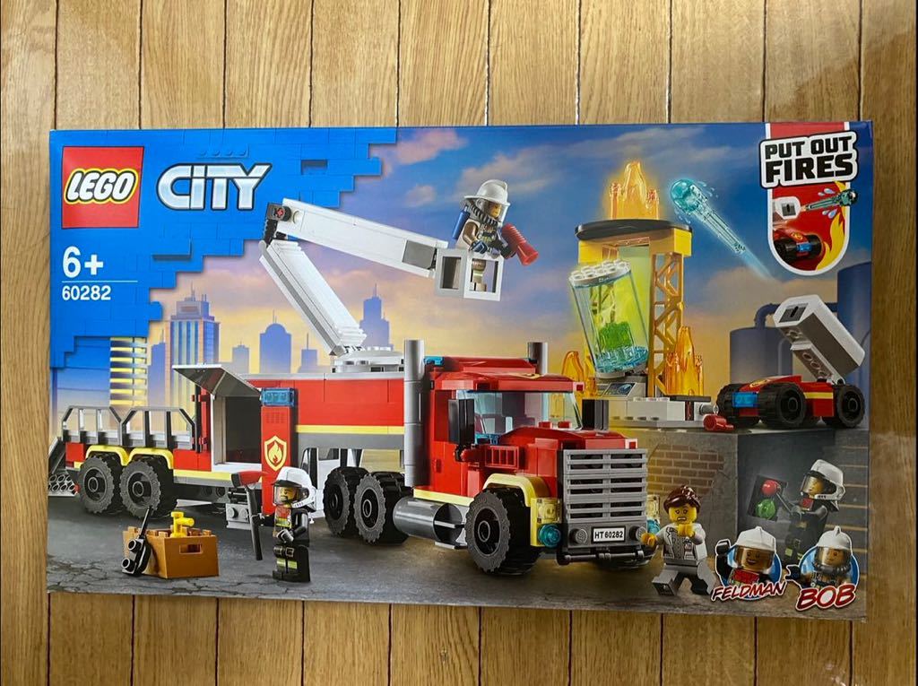レゴ(LEGO) シティ 消防指令基地 60282 おもちゃ ブロック プレゼント