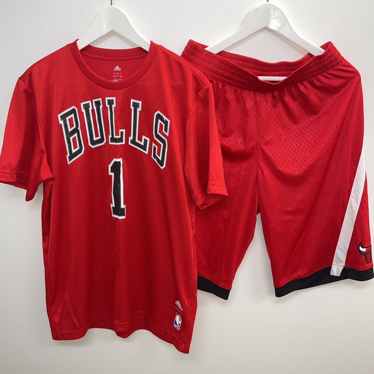 ◆美品◆adidas NBA BULLS ROSE No.1 サイズ上下L_画像1