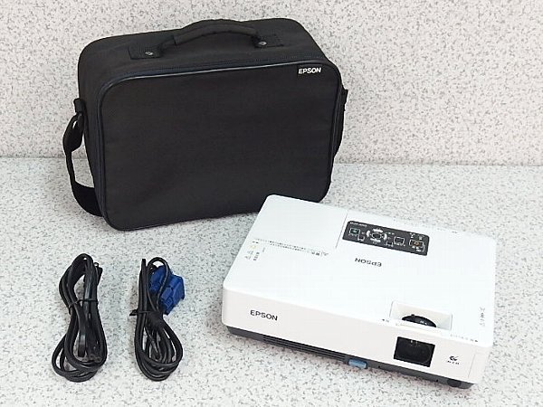 ■β【訳あり品】 EPSON/エプソン プロジェクター 小型軽量 【EMP-1710】 設置・投写・かんたん、 ランプ時間268h 動作確認済【0714-06】_画像1