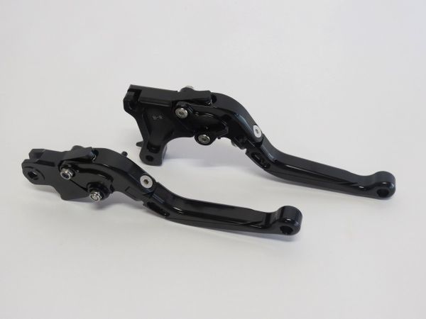 BMW F800GS/R/GT F800S F700GS F650GS ビレットレバー ロング 黒 【ae-f800-2】_画像1