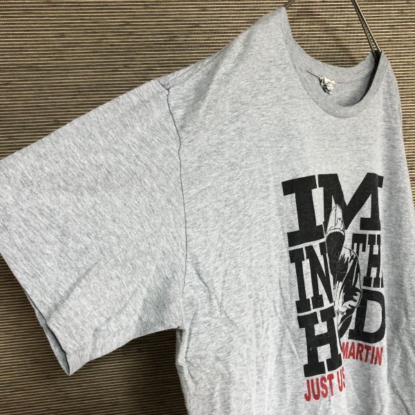 メキシコ製　半袖Tシャツ　フーディー　パーカー　ビッグプリント　グレー66 古着　入手困難　激レア　希少 人気　デカプリント　ゆるだぼ_画像6