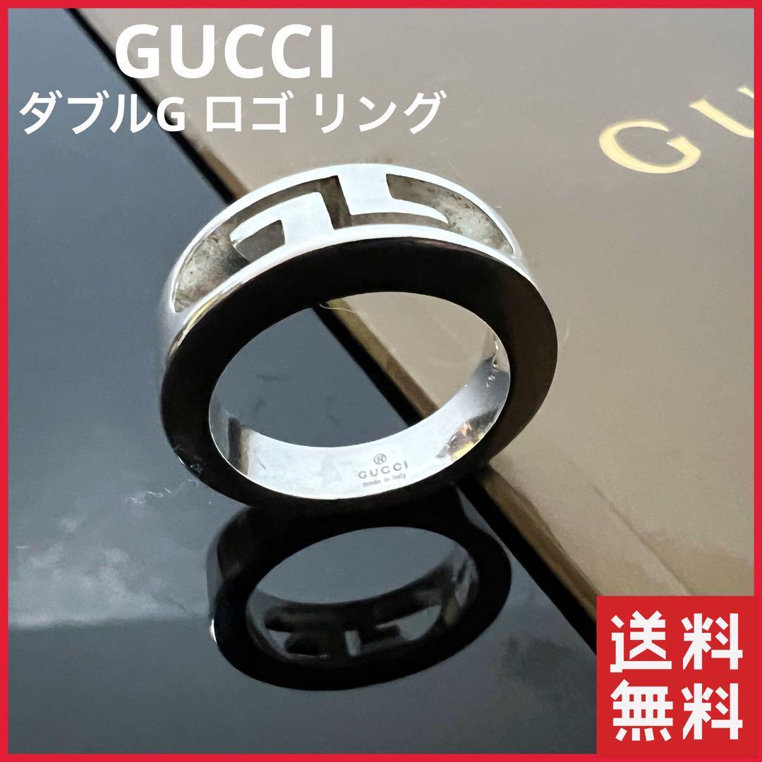 半額】 ロゴ ダブルG グッチ 【正規品】GUCCI リング シルバー SV925