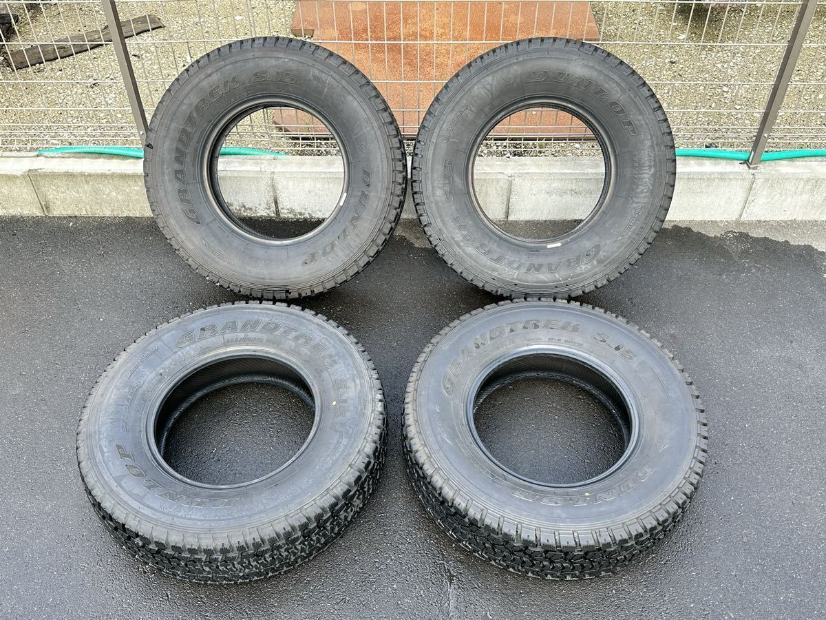 タイヤ4本セット ダンロップ DUNLOP GRANDTREK SJ5 スタッドレス