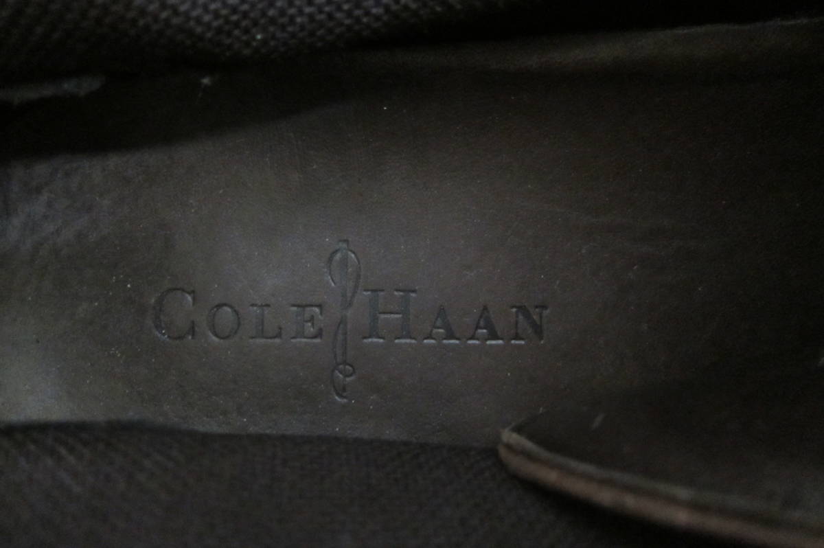 COLE HAAN コールハーン 紳士靴 ビジネスシューズ メンズシューズ サイズ9 1/2(27.5㎝位) 茶 O2307D_画像5