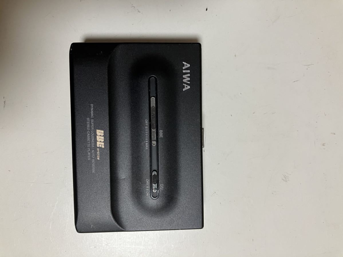 AIWA BBE SYSTEM ポータブルカセットプレーヤー HS-PL50 アイワ