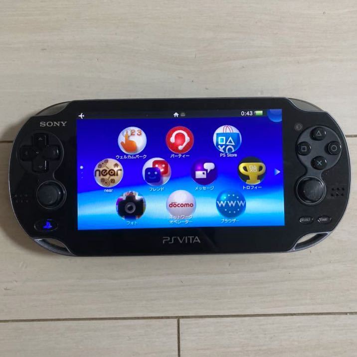 SONY PSVITA PCH-1100 AB01 本体3G wifi モデル動作品初期化ソニー