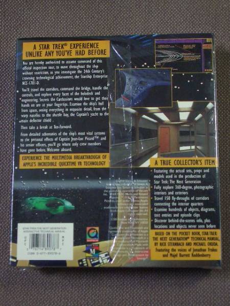 Star Trek: The Next Generation Interactive Technical Manual (Simon & Shuster) Mac CD-ROM_画像2