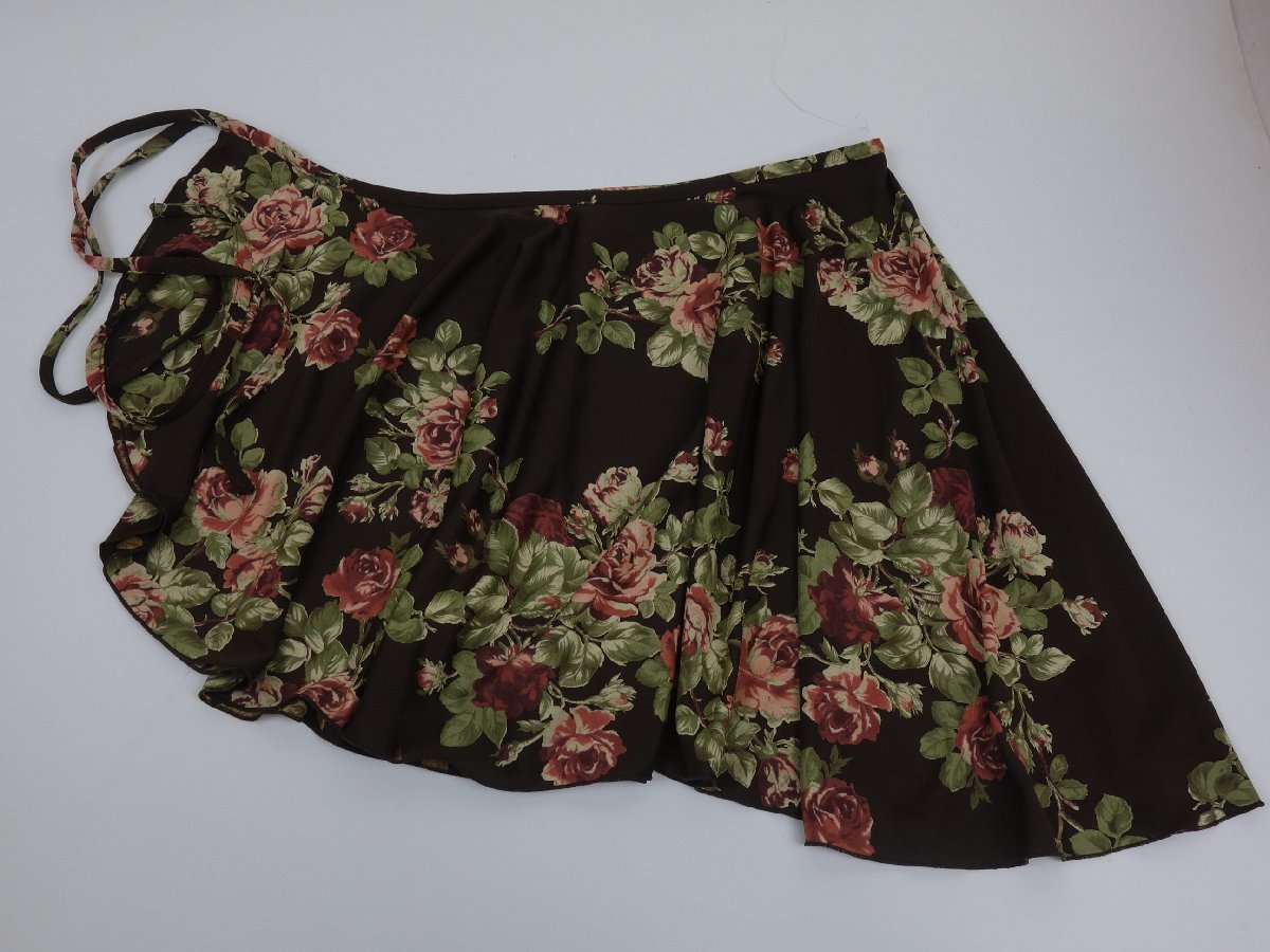 チャコットバレエ 花柄 巻きスカート