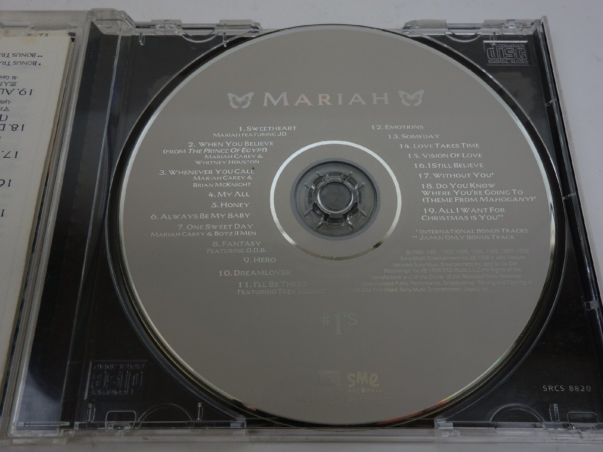 CD MARIAH CAREY マライア・キャリー The Ones #1's SRCS-8820_画像5