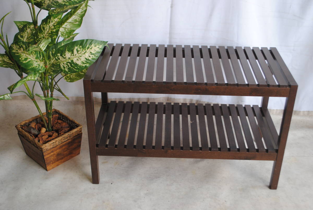 ね606.IKEA MOLGER 18811 イケア モルゲル 木製ベンチ すのこ ね606.IKEA MOLGER 18811 イケア モルゲル 木製ベンチ すのこ
