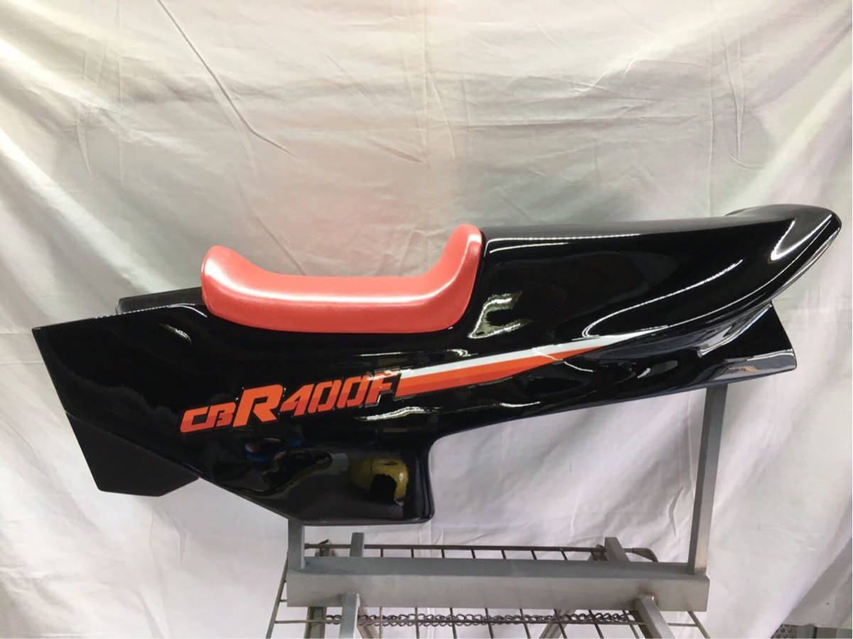 店舗>1円〜!! CBR400F用 シングルシート 1型黒 当時物 セレクト 店舗>1円〜!! CBR400F用 シングルシート 1型黒 当時物 セレクト