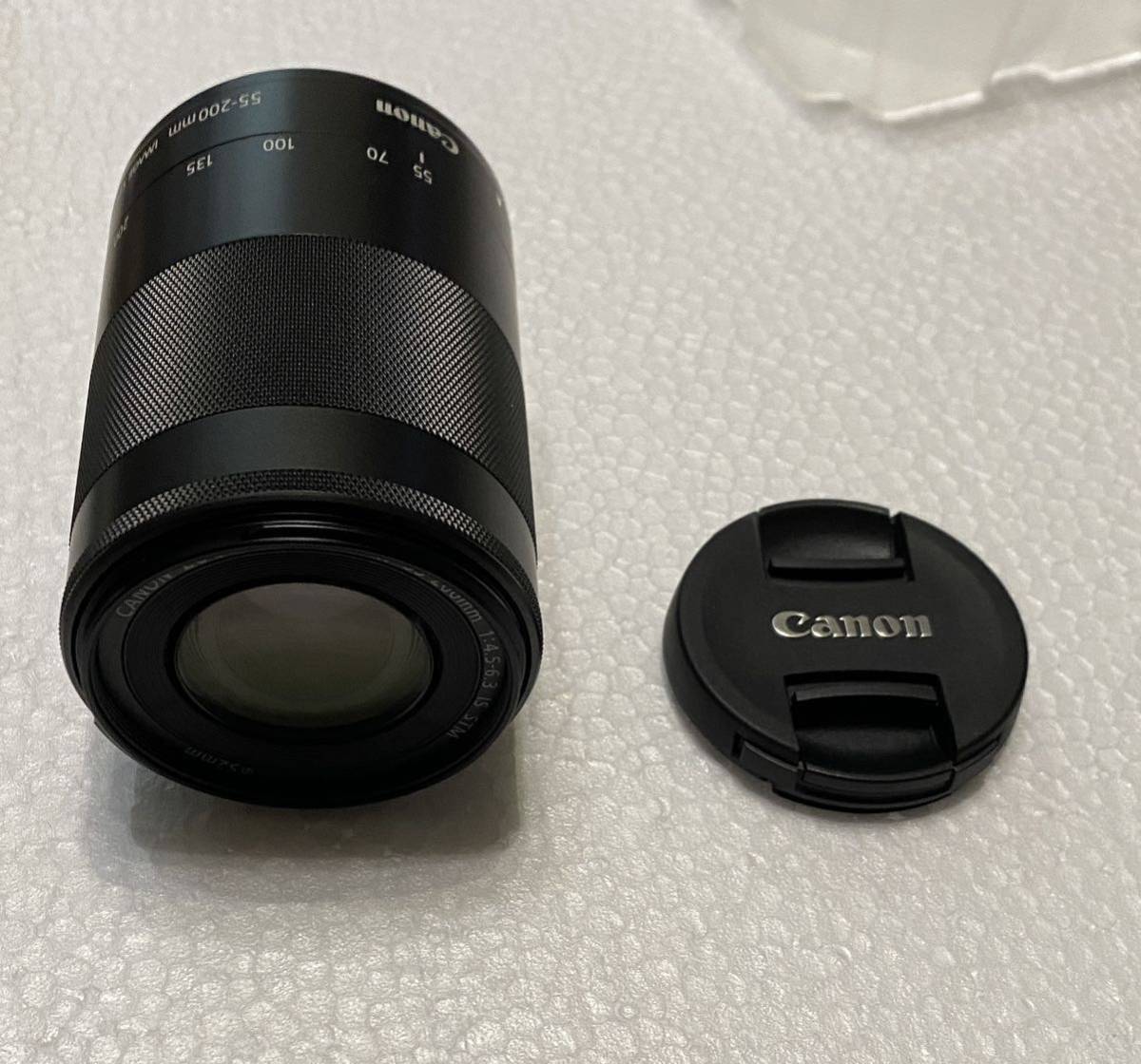 未使用 Canon 望遠ズームレンズ EF-M55-200mm F4 5-6 3 IS STM ミラー