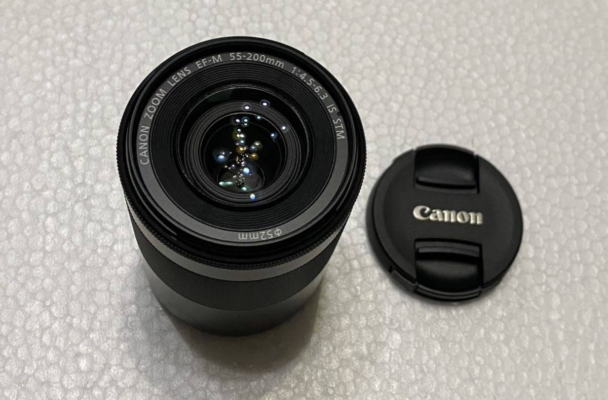 未使用 Canon 望遠ズームレンズ EF-M55-200mm F4 5-6 3 IS STM ミラー