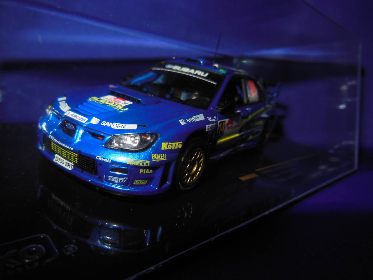 1/43　スバル　インプレッサ　GDB　F型　鷹目　WRC　2006年　ラリージャパン　新井敏弘　IMPREZA　RALLY JAPAN　IXO_画像3