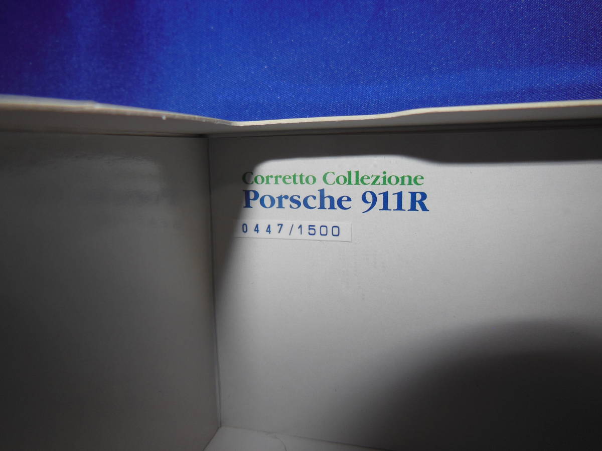 1/43　入手困難　「ナローポルシェ」　ポルシェ　Porsche　911R　ベルベットブルー　シリアルナンバー447　EI-PUBLISHING_画像2