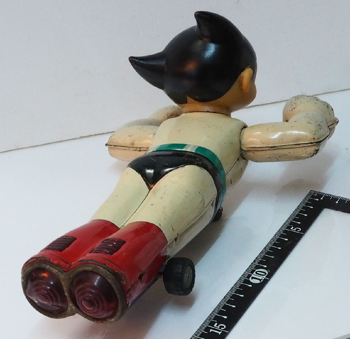  old Bandai [ departure fire Astro Boy friction & departure fire parts missing .] that time thing tin plate toy TIN TOY hand .. insect #. fee shop B.C.BANDAI[ Junk ]0640