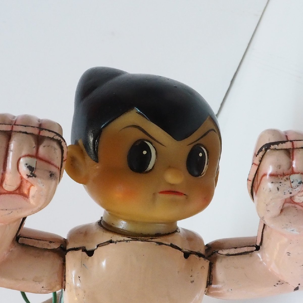  старый Bandai [ пустой средний Astro Boy детали & нет пульта управления .] подлинная вещь жестяная пластина игрушка электрический TIN TOY рука .. насекомое #. плата магазин B.C.BANDAI[ Junk ]0641